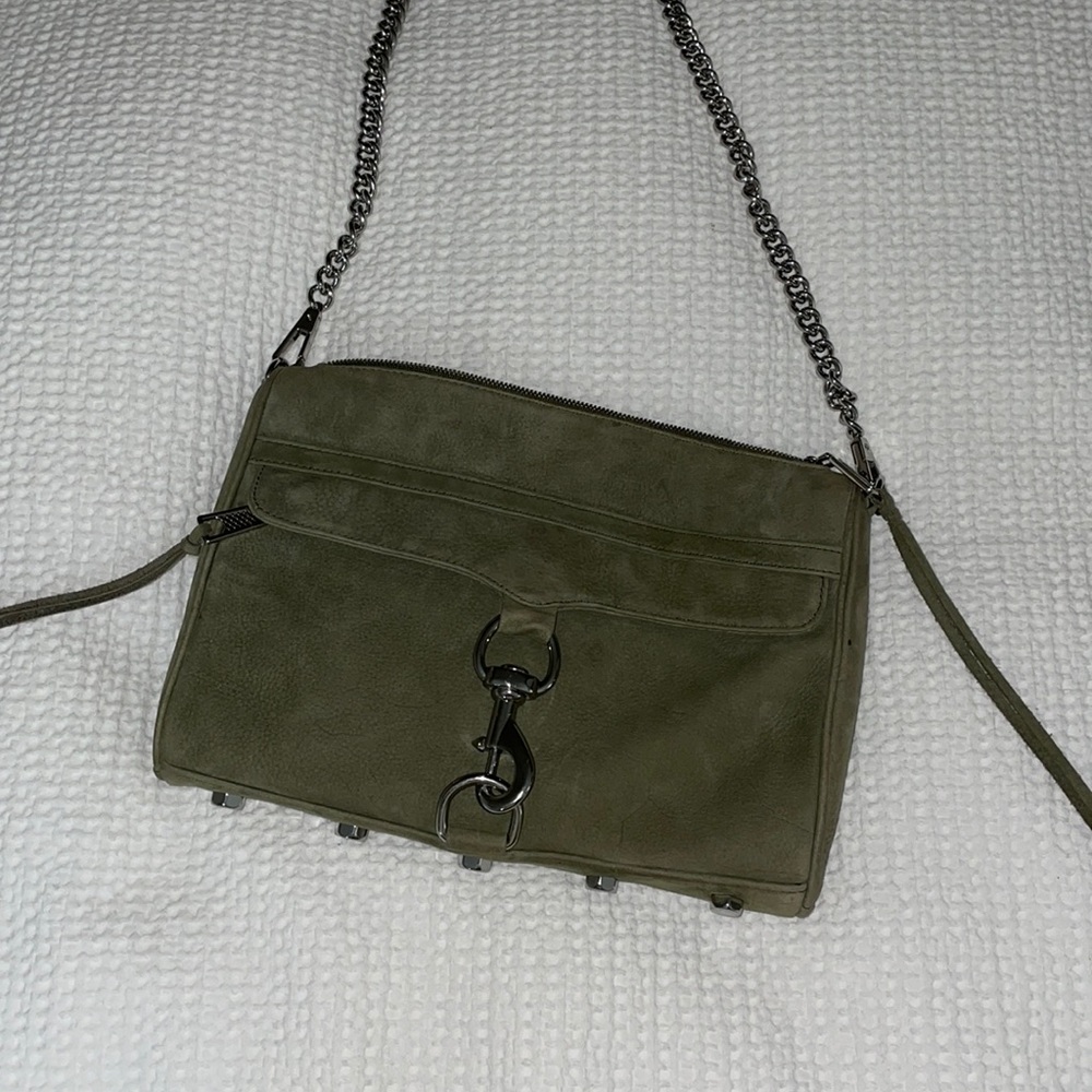 Rebecca Minkoff Green Bag (Edie flap shoulder bag) 💚